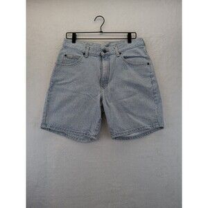 2- VTG Lee Shorts Mens 34 Made in USA 90s Riders Jeans Jorts Skate Light Wash